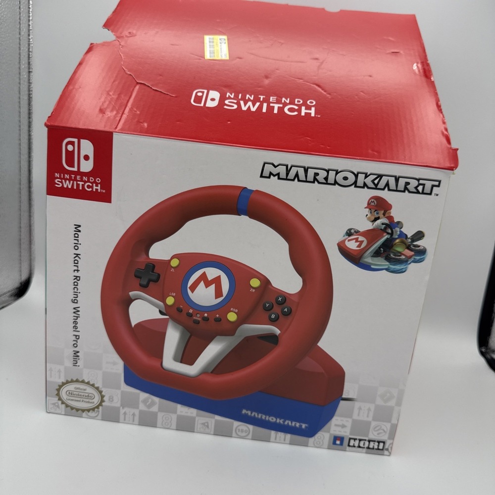 Hori NSW-204U Mario Kart Racing Wheel Pro Mini for Nintendo Switch